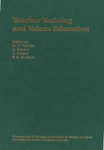 Capa do livro "Teacher Training and Values Education: Selected Papers from the 18th Annual Conference of the Association for Teacher Education in Europe". Editores: Maria Odete Valente et al