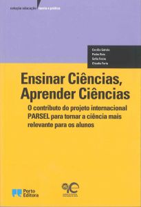 Capa do livro "Ensinar Ciências, Aprender Ciências", de Cecília Galvão, Pedro Reis, Sofia Freire e Cláudia Faria