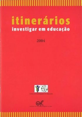 Capa do livro "Itinerários: Investigar em Educação" (2004)