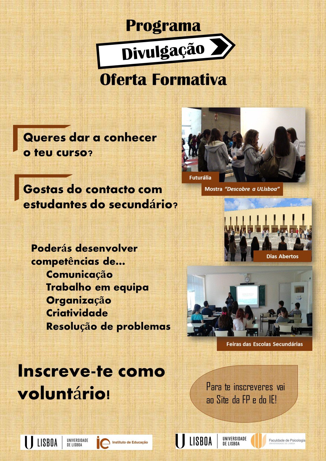 Programa de divulgação da Oferta Formativa