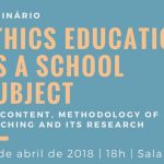 Ethics Education as a School Subject