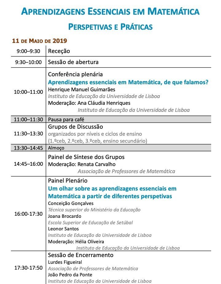 V Encontro de Professores APM-IE