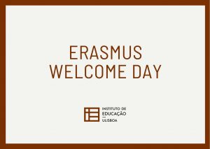 Erasmus – Welcome Day